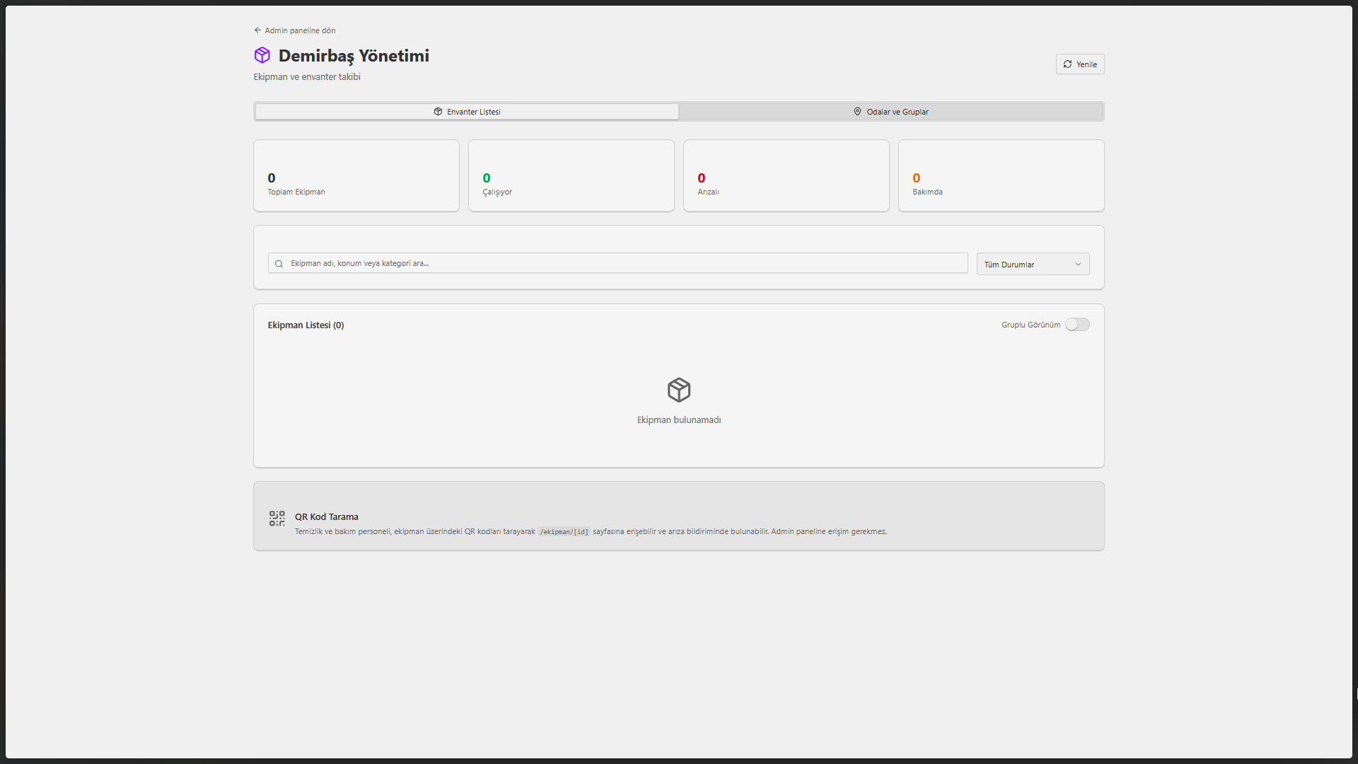 Demirbaş ve Envanter